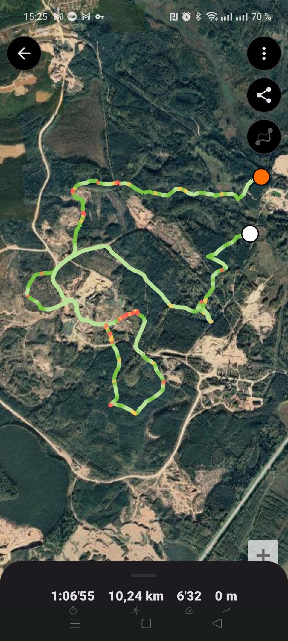 6. Жмем на троеточие и добавляем фото карты